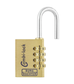 BURG 'Combi-Lock' 40mm COMBI. PADLOCK - 4 Digit - CARDED
