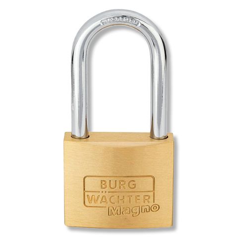 BURG 'Magno' 40/45mm L/SHACKLE PADLOCK - CARDED (KD)
