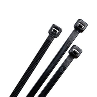Raptor Cable Tie Black 200 x 4.8mm Medium Duty (Pk/20)