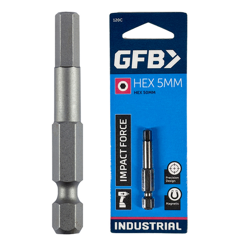 GFB Power Impact Bit Hex 5 x 50mm