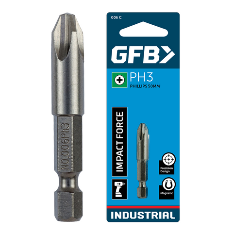 GFB Power Impact Bit Phillips PH3 x 50mm