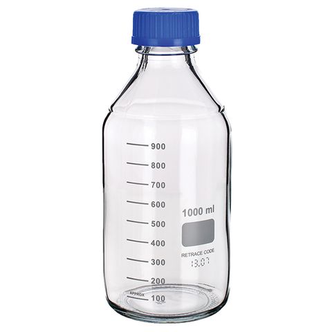 Bottle Reagent Boro Clear 50mL LabCo - 3.3 Borosilicate Glass (Clear) - GL32 neck