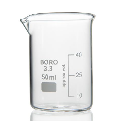 Beaker Low Form Boro 50mL LabCo