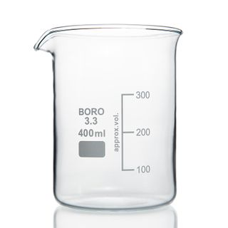 Beaker Low Form Boro 400mL LabCo