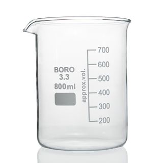Beaker Low Form Boro 800mL LabCo