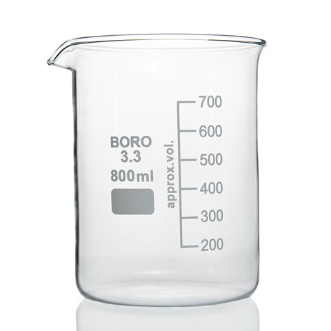 Beaker Low Form Boro 800mL LabCo