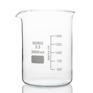 Beaker Low Form Boro 2,000mL LabCo