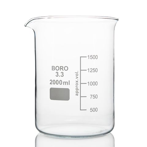 Beaker Low Form Boro 2,000mL LabCo