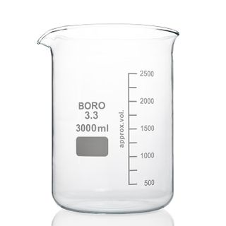 Beaker Low Form Boro 3,000mL LabCo