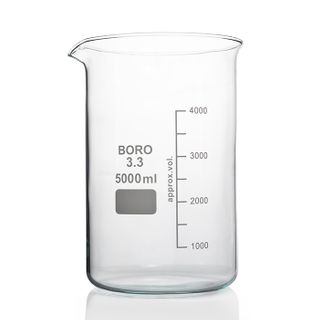 Beaker Low Form Boro 5,000mL LabCo
