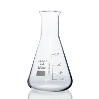 Flask Erlenmeyer Boro N/N 250mL LabCo - Narrow Neck - Neck ID: 30mm