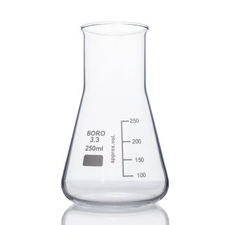Flask Erlenmeyer Boro W/N 250mL LabCo - Wide Neck - Neck ID: 46mm