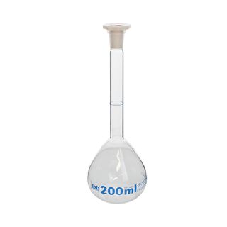 Flask Volumetric Clear 200mL