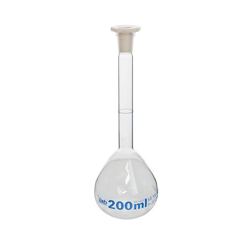 Flask Volumetric Clear 200mL