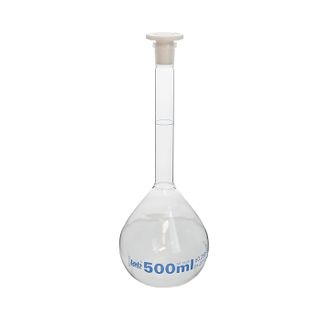 Flask Volumetric Clear 500mL