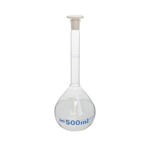 Flask Volumetric Clear 500mL