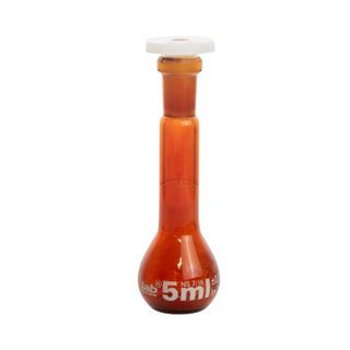 Flask Volumetric Amber 5mL