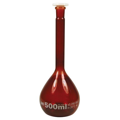 Flask Volumetric Amber 10mL