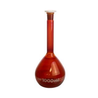 Flask Volumetric Amber 1,000mL