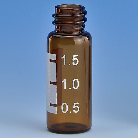 Vial Chromatography 2mL Amber Screw Cap 8-425 - With Writing Patch