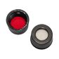 Cap Screw 10-425 PTFE/Silicone Slit Lined - Black - PP