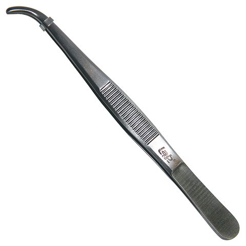 Forcep Curved Blunt 180mm