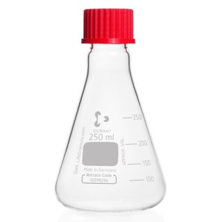 Flask Erlenmeyer Boro S/C 250mL DURAN