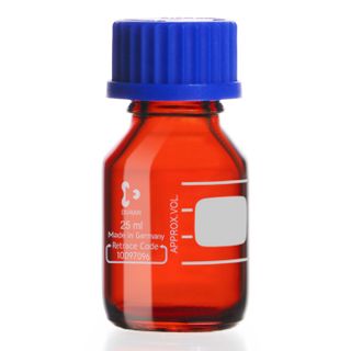 Bottle Reagent Boro Amber 25mL