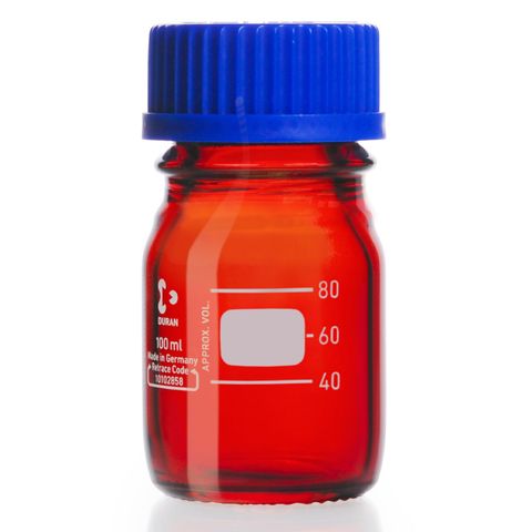 Bottle Reagent Boro Amber 100mL