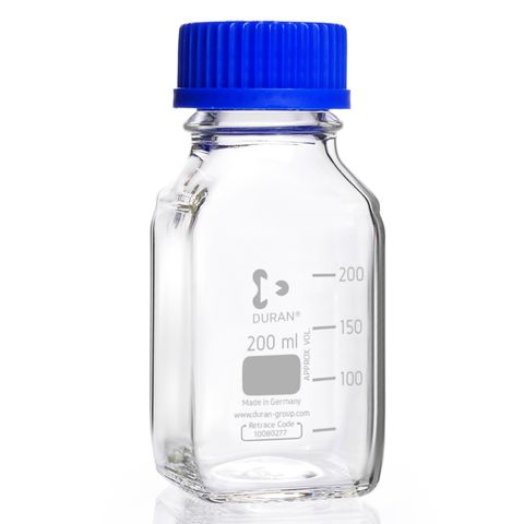 Bottle Reagent Boro Square 250mL DURAN