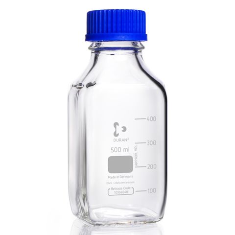 Bottle Reagent Boro Square 500mL DURAN