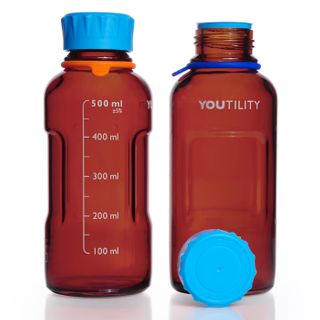 Bottle Youtility Amber Glass 500mL