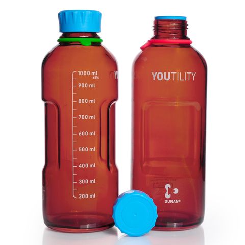 Bottle Youtility Amber Glass 1000mL