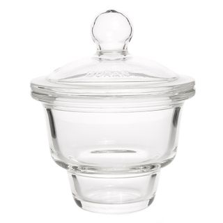 Desiccator Set Boro Plain 250DN - Plain Lid with Glass Knob