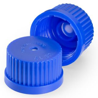 Cap Screw with Membrane PP GL32 Blue DURAN