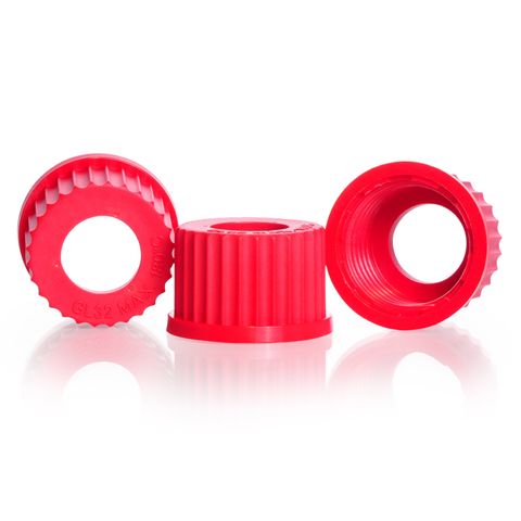 Cap Screw PBT with Aperture GL32 Red DURAN - 20mm Aperture