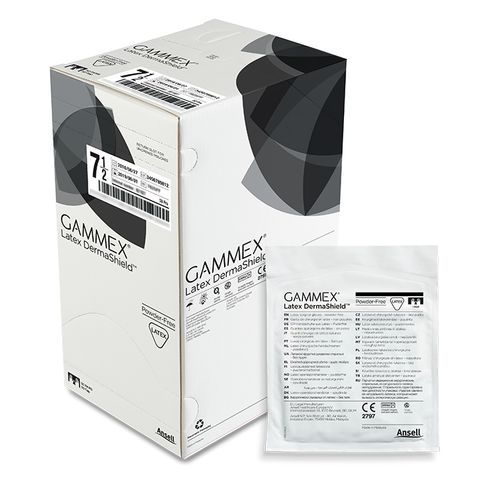 Glove GAMMEX Latex Dermashield Size 7.0