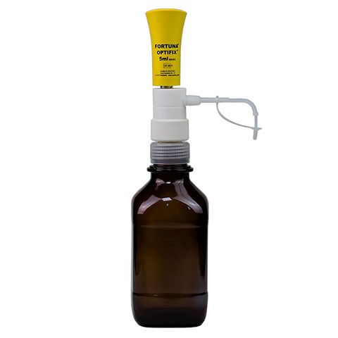 Dispenser Bottle Top OPTIFIX Basic 1-5mL - 0.1mL Graduations