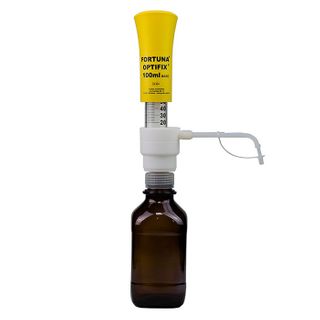 Dispenser Bottle Top OPTIFIX Basic 20-100mL - 2mL Graduations