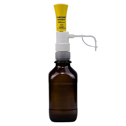 Dispenser Bottle Top OPTIFIX Solvent 0.4-2mL - 0.1mL Graduations