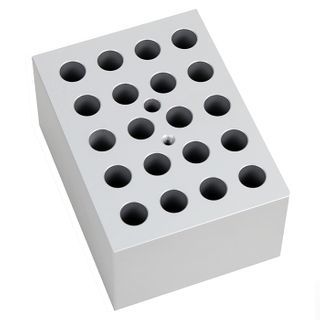 Block for Heater to suit 1.5 / 2.0 mL x 20 - Diameter: 10.2mm - Depth: 33mm