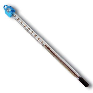 Thermometer R/S -10/110c x 1c 150mm - Red Spirit - White Back - Total Immersion