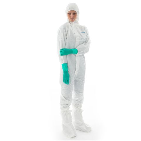 Coverall BioClean with Hood 2XL - Non Sterile