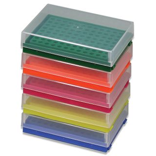 Rack 96 Place Assorted Colours PCR Tube 0.2mL - Blue, Green, Red, Yellow, Orange