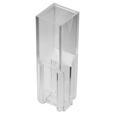 Cuvette PS Semi-Micro 1.6mL - 10mm Path Length - 340 to 900nm - Cavity Sort Production