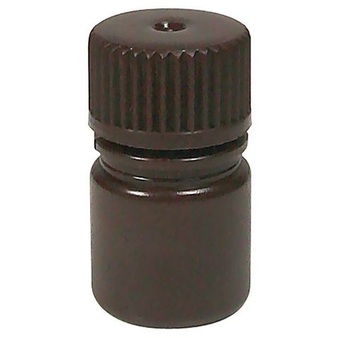 Bottle Round HDPE N/N 8mL Amber