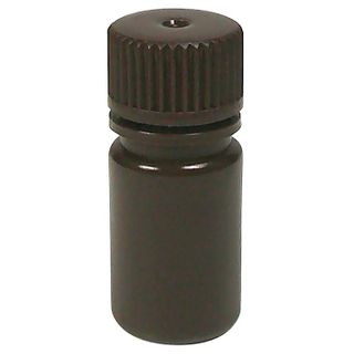 Bottle Round HDPE N/N 15mL Amber
