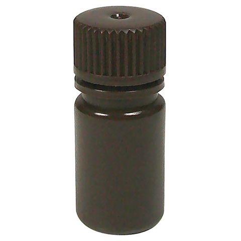 Bottle Round HDPE N/N 15mL Amber