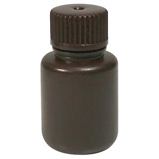 Bottle Round HDPE N/N 30mL Amber
