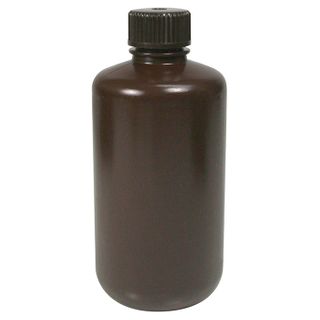 Bottle Round HDPE N/N 250mL Amber